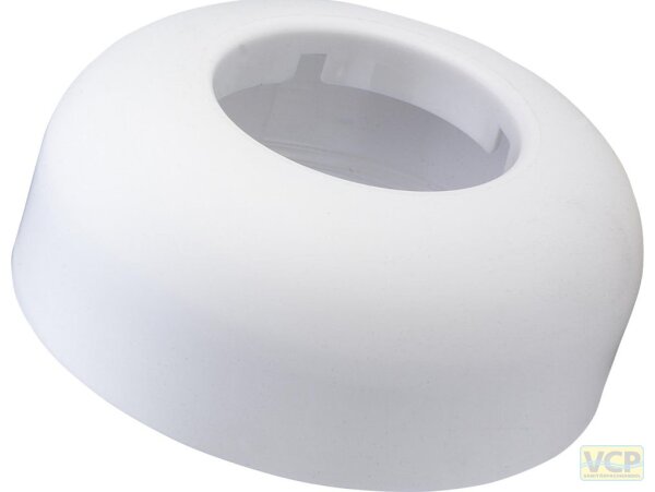 Rosette für Spültischsiphon DN40 Ø85 H50 weiß