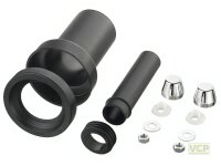 PE-Wand-WC-Anschlussgarnitur DN110 mit U-Scheibe und...