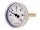Bimetallzeigerthermometer Typ 2 Ø80mm 1/2" Länge 300mm mit Messingtauchhülse