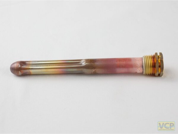 Messing/Kupfer-Tauchhülse 1/2" x 200mm Innen/Außen Ø 15/16mm für 3 Fühler