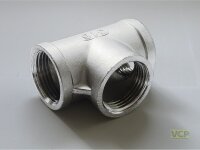 T-Stück Edelstahl 2 1/2"