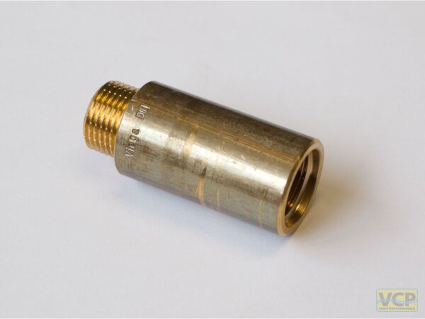 Hahnverlängerung Messing blank 3/8" x 65mm