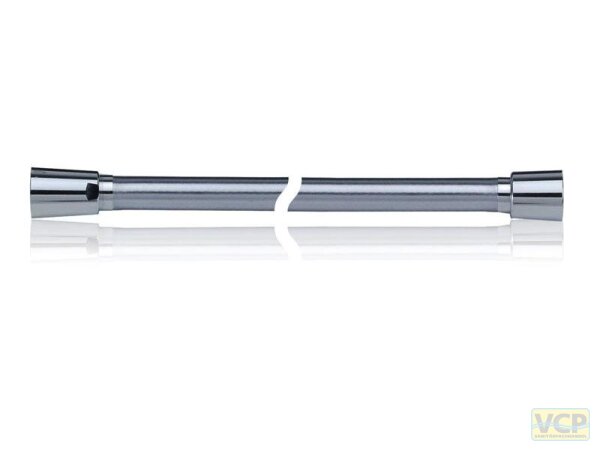 Ramoeasy-Brauseschlauch 1/2" Konus x 1/2" Drehkonus x 2,00m silber