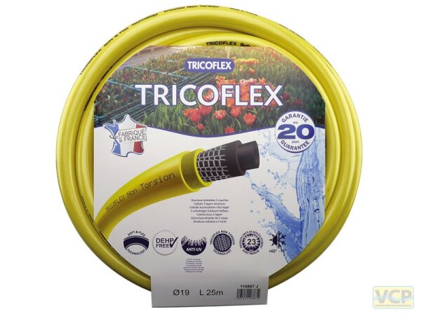 Gartenschlauch Tricoflex 1" gelb 25 lfm.