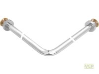 Brausevorhangstange Ø 25mm Serie 8000 Winkel 900 x...