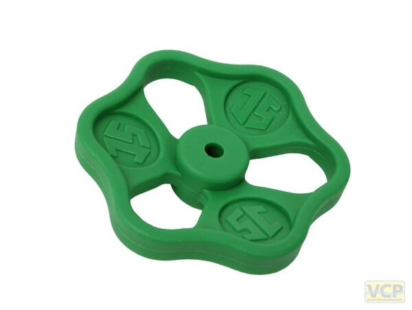 Handrad grün 70mm für 5/4", 6/4" und 2"