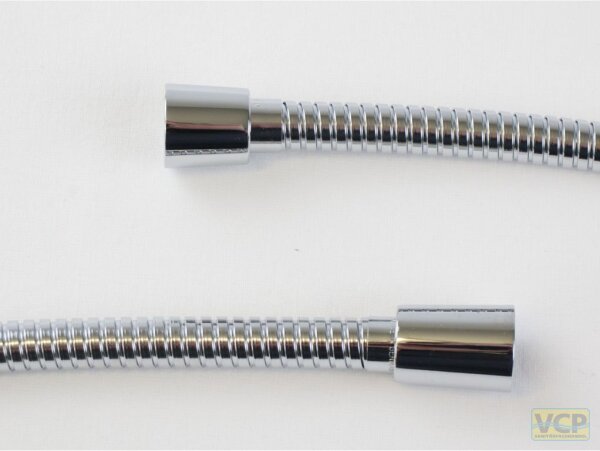 Agraff-Brauseschlauch Edelstahl verchromt 1/2"KM x 1/2" Drehkonus 1,60m Innenschlauch TPE