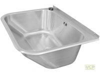 Waschtrog SOLID 650 Edelstahl 18/10 660x535x270mm inkl....