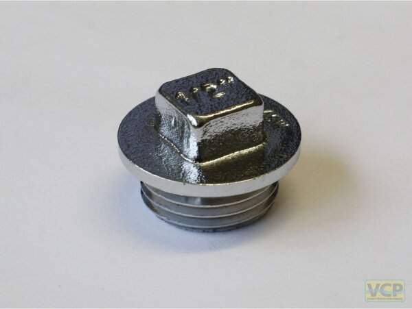 Stopfen Messing chrom 1/2" Marktmodell