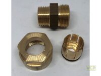 Multi-Gebo mit AG 16mm x 1/2" mit 1 Ü-Mutter u....