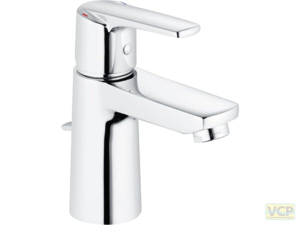 WT-Hebelmischer alpha_300 chrom mit Ablaufgarnitur