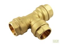 Isiflo Messing T-Verbindungsstück Typ 125, 3 x 25mm