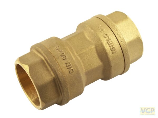 Isiflo Messing Verbindungsstück Typ 100, 40mm x 40mm