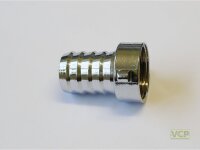 2/3-Schlauchverschraubung verchromt 3/4" x 3/4"