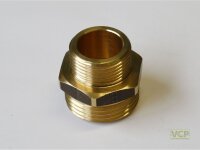 Reduziernippel Messing blank 3/4" x 1/2" mit...
