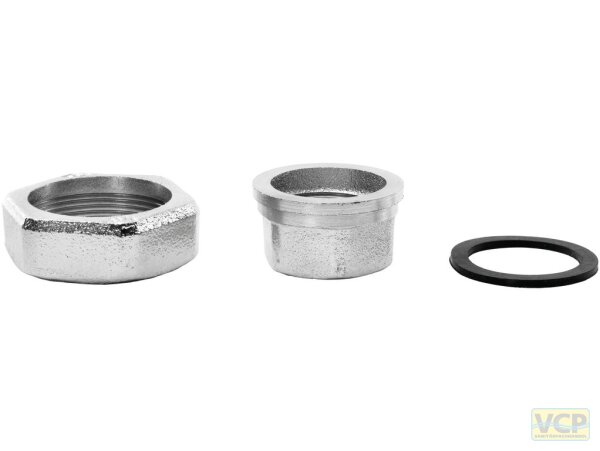 Pumpenset 1"Ig x 6/4"ÜM TG schwarz, Dichtungen aus EPDM