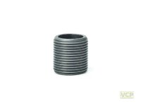 Einfacher Nippel 3/4"x 30mm TG schwarz