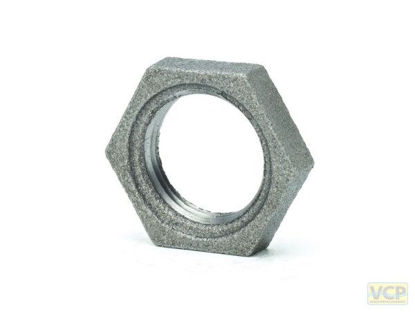 Gegenmutter 3/4" TG schwarz