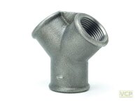 Y-Verteiler 1/2" TG schwarz