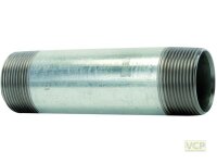 Langnippel 1" x 150mm TG schwarz