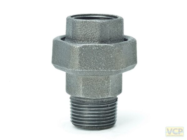 Rohrverschraubung ia 5/4" TG schwarz