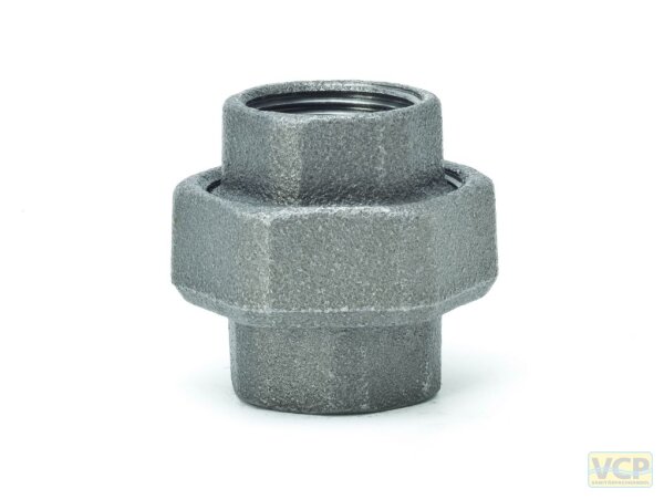 Rohrverschraubung ii 1/2" TG schwarz