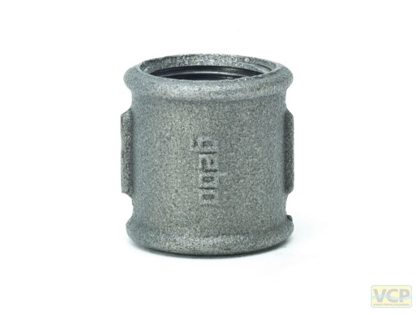 Muffe 1" TG schwarz