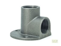 Deckenwinkel 1/2" TG schwarz