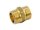 Doppelnippel Messing blank 1/2"