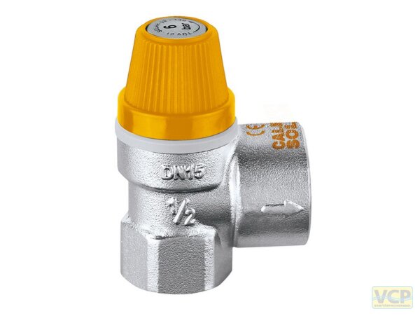 Caleffi 253 Sicherheitsventil für Solaranlagen 3/4" 10 bar Solar 160°