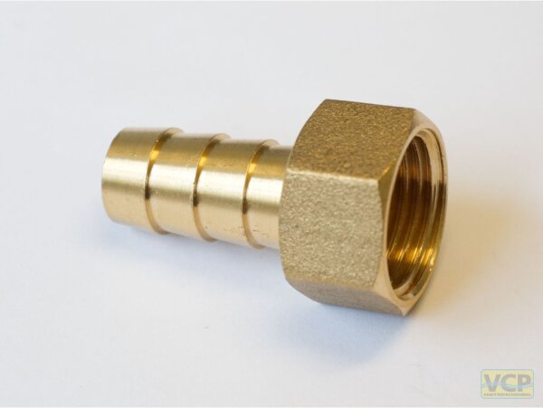 Schlauchstück 1/4" Tülle x 1/4" Ig