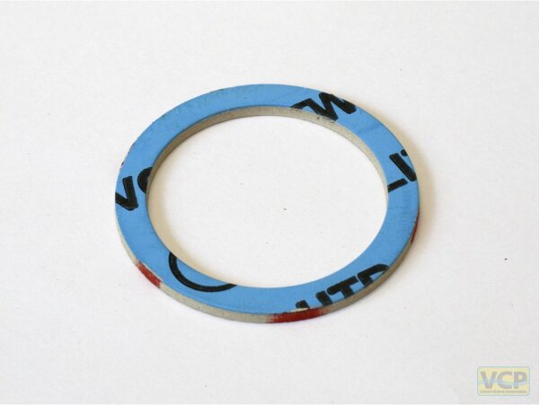 GASFALIT® Dichtungen für Zweistutzen-Gaszähler DN10/R6/4" 46x55x2,5mm Verschraubungen nach DIN 3376 Teil 1