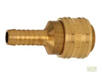 Druckluftkupplung Messing mit Schlauchtülle 9mm