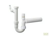 Kugelgelenk-Siphon 6/4" DN40 für Spülen,...