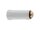Baustopfen weiss mit 1/2" Messing-Gewinde, besonders schmale Ausführung