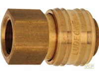 Druckluftkupplung Messing 1/4"Ig