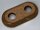 Doppelrosette "Mailand" Premiumkork terracotta Ø15mm Lochabstand 50mm