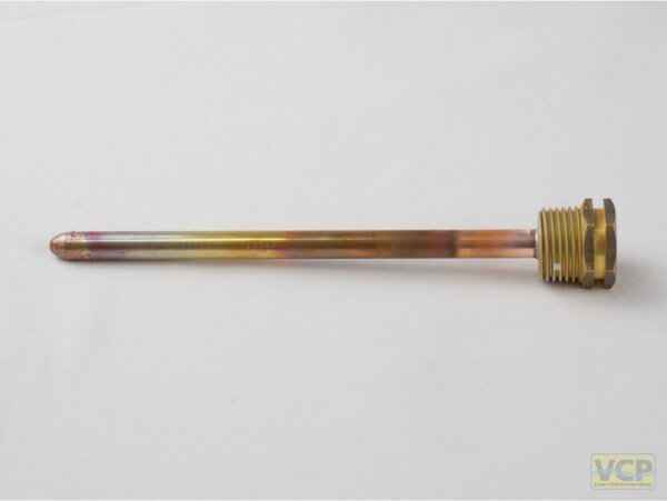 Messing/Kupfer-Tauchhülse 1/2" x 150mm Innen/Außen Ø 7/8mm