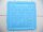 Duscheinlage ca. 55x55 cm Sinuswelle Farbe: blau