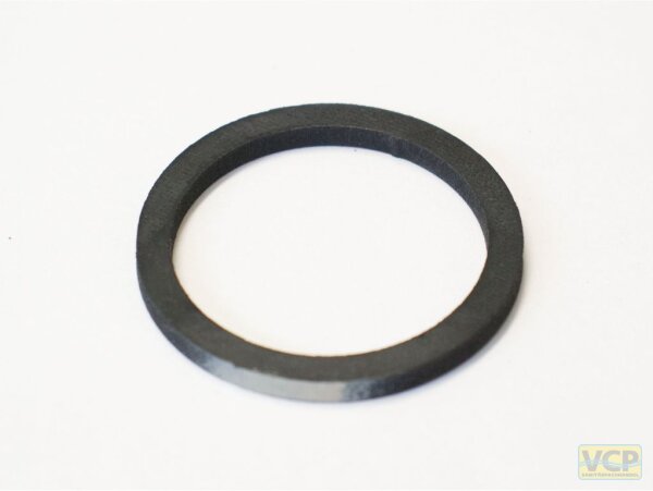 Zweistutzen-Gaszähler-Dichtung (Gummi) 2" 58,5x70x3mm DIN 3376 Teil 1