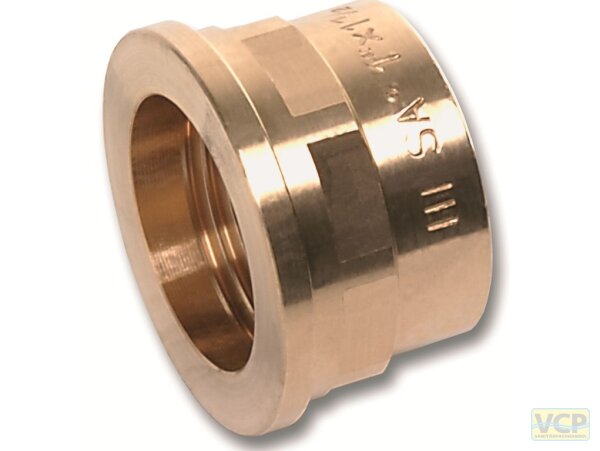 PURAFIT Einlegteil CuSi 5/4" x 2" flachdichtend mit Innengewinde