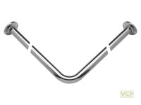 Brausevorhangstange Ø 25mm Serie 1000 Winkel 900 x...