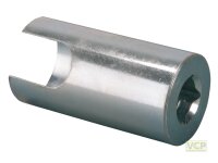 Eckventil Einschraubhilfe m. 4-kant für 1/2"...