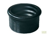 Gummi-Nippel für PE-HD-Rohre DN63/50 57x45mm / 3246
