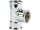 T-Stück Messing chrom 3/8"