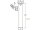 Verstellrohr 6/4" x 200mm DN40 mit 1x Geräteanschluss OHA