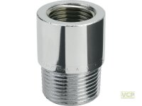 Reduzierstück Rotguss chrom 3/4"Ag x 1/2"Ig