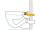 PE-Wand-WC-Einlaufrohr 55x200 etagiert mit Dichtung