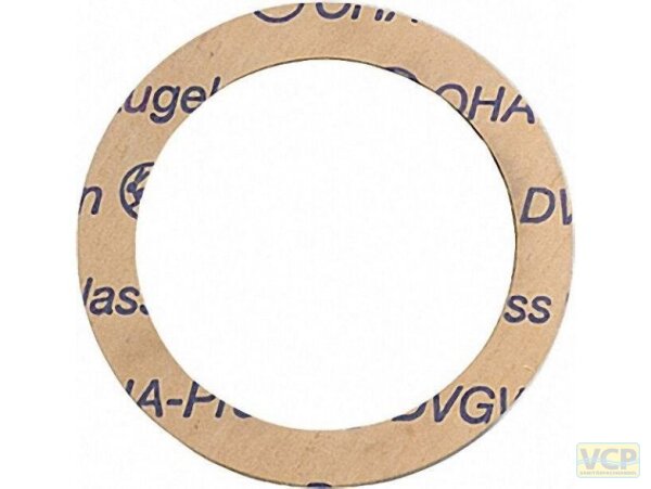 OHA-Press Trinkwasser-Verschraubungsdichtung 1/4" 24x17x1,8mm gelb
