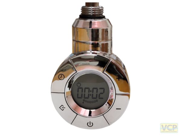 Heizstab Thermostat 300 Watt chrom